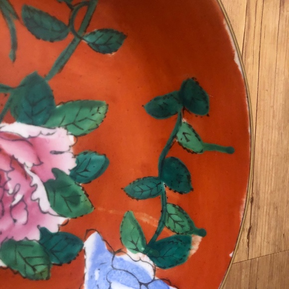 Mid 20th Century Chinese Blossom Enamel Brass Encased Bowl - Picture 9 of 16